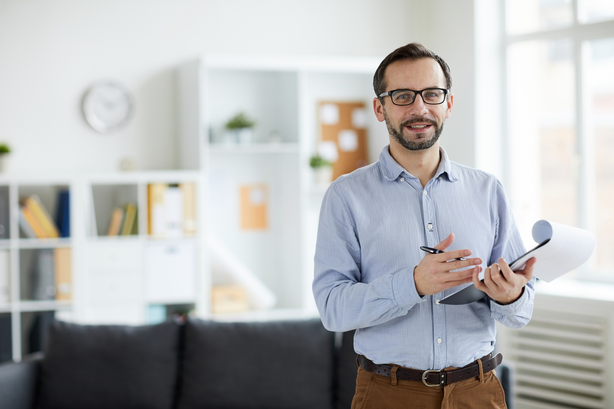 Psychologist in office
